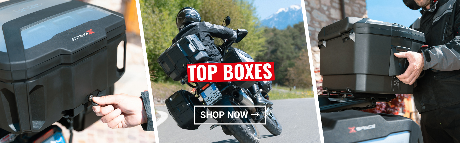 Givi top boxes